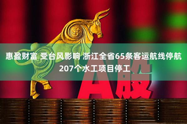 惠盈财富 受台风影响 浙江全省65条客运航线停航 207个水工项目停工