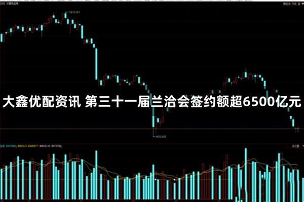 大鑫优配资讯 第三十一届兰洽会签约额超6500亿元