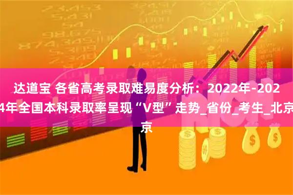 达道宝 各省高考录取难易度分析：2022年-2024年全国本科录取率呈现“V型”走势_省份_考生_北京